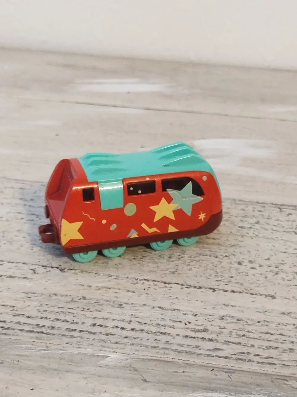 Figurine Thomas Friends Jiff Push Along Train Sodor Cup Racers metal and plastic